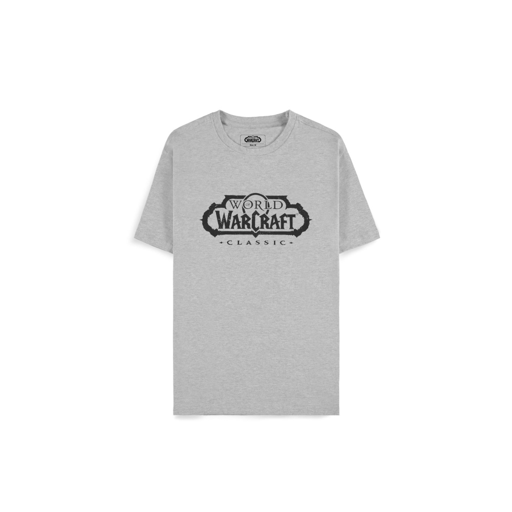 World Of Warcraft - Logo Heren Tshirt - Grijs